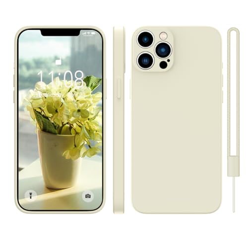 Coque iPhone 13 Pro Max silicone blanc antique idéale pour le quotidien