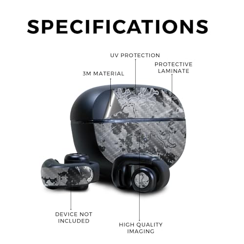 Image of Carbon Fiber Skin Compatible with Bose Ultra Open Earbuds - Viper Urban - Premium 3M Vinyl Protective Wrap Decal Cover - Easy to Apply | Crafted in The USA by MightySkins
