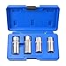 Prokomon Stud Extractor Set, Broken Stud Removal Socket 4-Piece Metric Stud Remover Set â€“ Stud Puller Sockets 6, 8,10,12mm