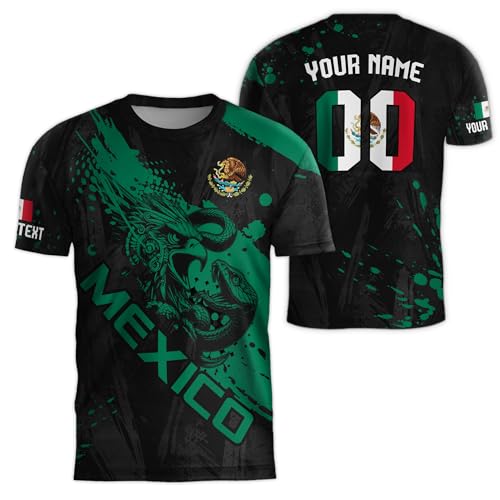 Custom Mexico Soccer Jersey for Men, Personalized Mexican Jersey Soccer 2024, Customized Mexico Soccer Jersey Kids 5