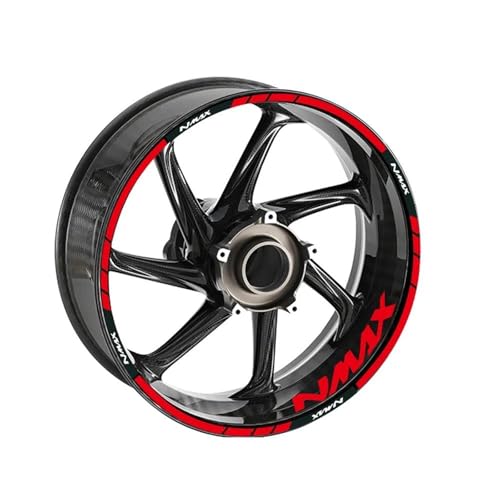 Autocollants jante NMAX en vinyle premium réfléchissant pour Yamaha 13 pouces