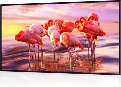 Image of ULTIMEA Projector Screen 120 inch, 80% ALR Projector Screen 2.0 Gain Value for Outdoor Daytime & Home Theater, 16:9 4K HD Foldable Silver Screen, Portable Movie Screen Wall Mounted, Photon 120