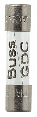 Eaton BUSSMANN 40mA Time Delay Glass Fuse with 250VAC Voltage Rating; GDC Series - pkg. of 5
