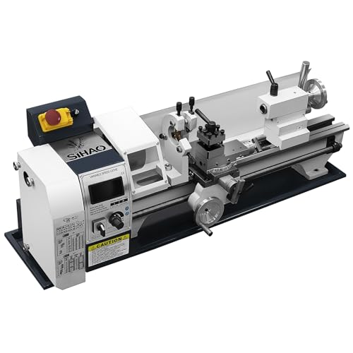 1500W Mini Metalldrehmaschine 220X500MM Mini-Tisch-Metalldrehmaschine Metallgetriebe,mit...