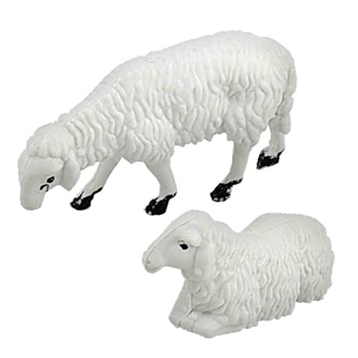 ROSSI ROSA Lot de 2 Poissons pour crèche Moyenne