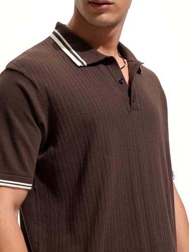 Image of Highlander Men's Polo Tshirt | Flat Knit | Regular Fit | Polo T-Shirt for Man