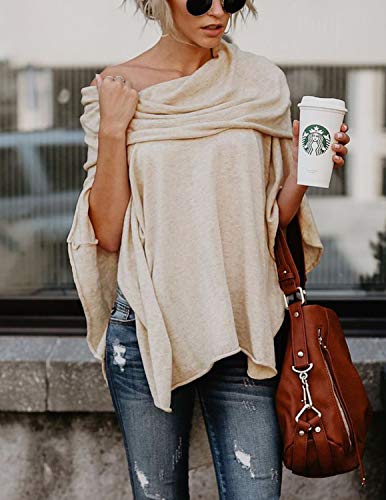 BUOYDM Donna Pullover Lungo Senza Maniche Oversize...