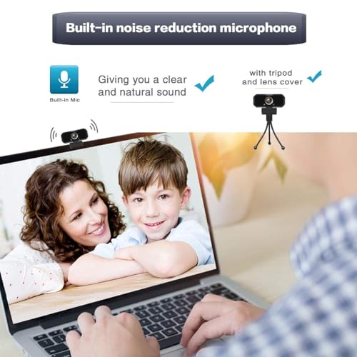 Image of USB-C 1080P Webcam Compatible with Switch 2 / PC - Streaming Camera for Zoom /Teams /Skype, Plug&Play PC /Mac /Laptop