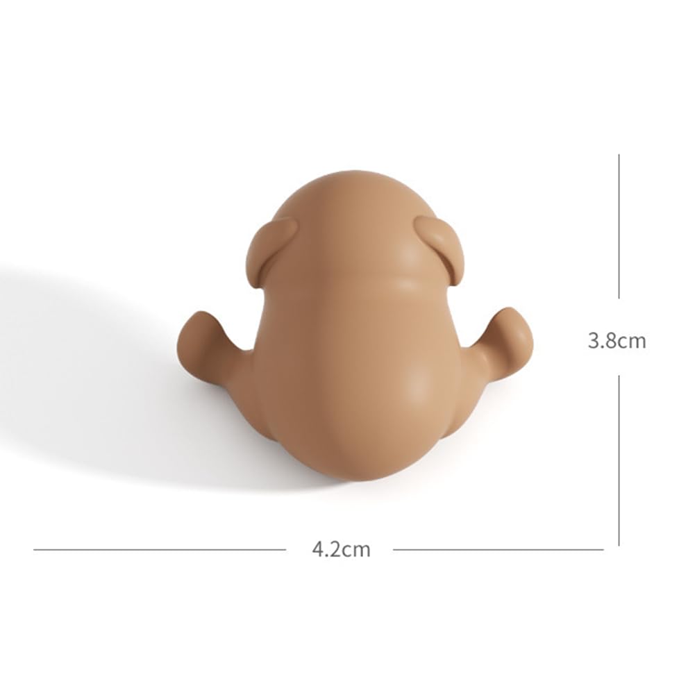 Tafelhoekbeschermers voor kinderen, bruin siliconen tafelmeubilair hoekbeschermers voor baby kind kinderen oudere, meubels en scherpe hoeken babyproofing groot formaat sterke hechting 8 stuks