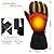 QILOVE USB Heated Gloves, Rechargeable Heated Gloves for Men Women, Non-Slip & Waterproof Electric Heating Glove Washable for Motorcycling, Fishing, Skiing, Outdoor Work