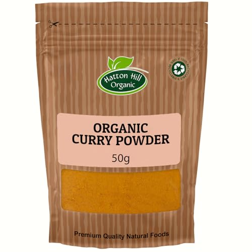 Organic Curry Powder 50g by Hatton Hill Organic | Aromatic Blend for Flavorful Dishes