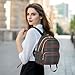 YETTASBIN Fashion Quilted Mini Backpack for Women & Girls - Buffalo Plaid Lightweight Casual Travel Daypack, M(14L)