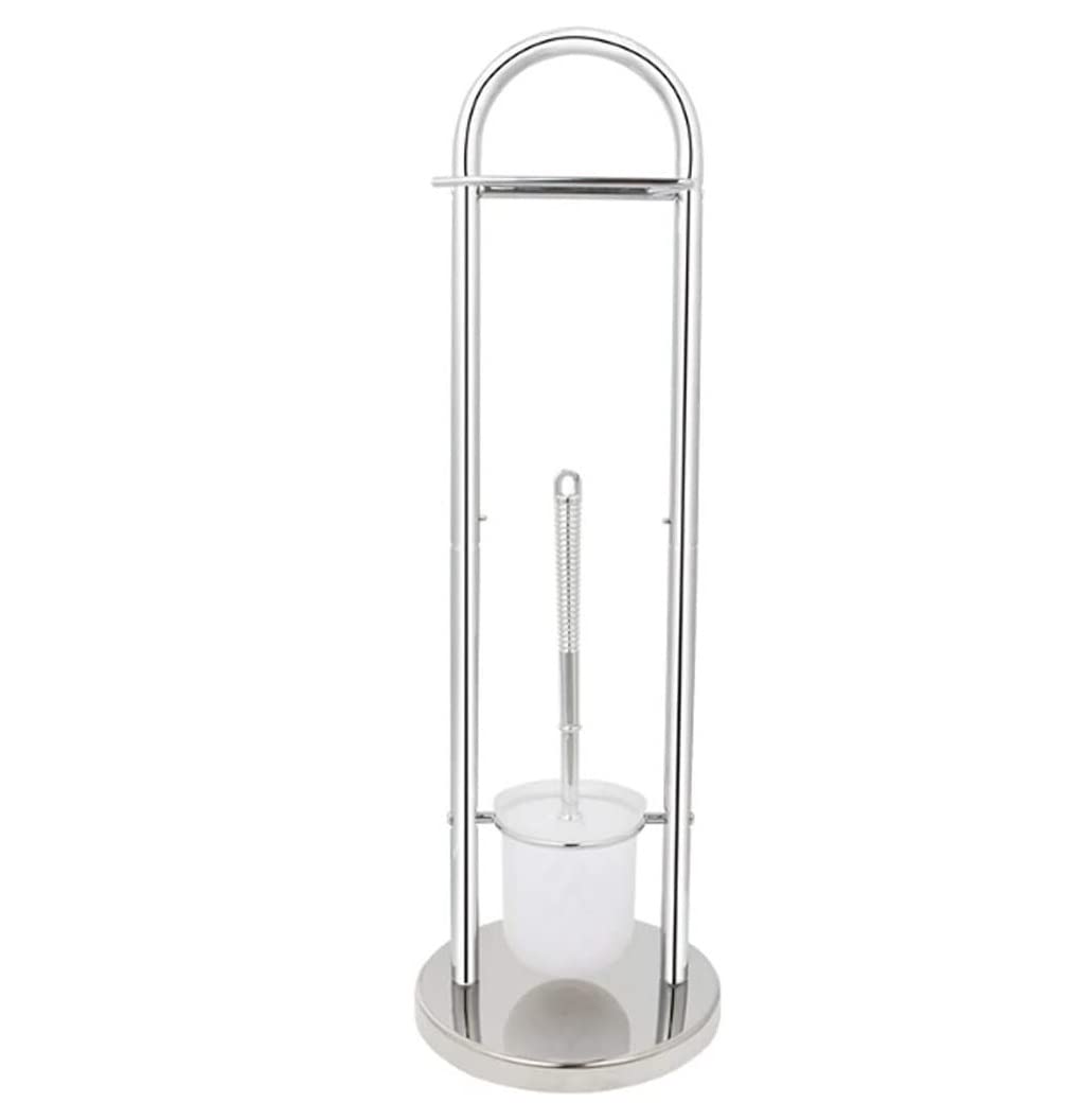 Papel Higiénico Soporte De Papel Higiénico Acero Inoxidable for Baño, con Escobilla Organización Almacenamiento Portarrollos Bano(B)