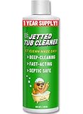 BubbyShine Jetted Tub Cleaner For Bathtub Jets - Fast Acting, For The Jets And The Tubes, Best Spa Cleaner Chemical For Whirlpool & Jacuzzi Tubs, Pro Grade Heavy Duty, Made In USA, 16 oz