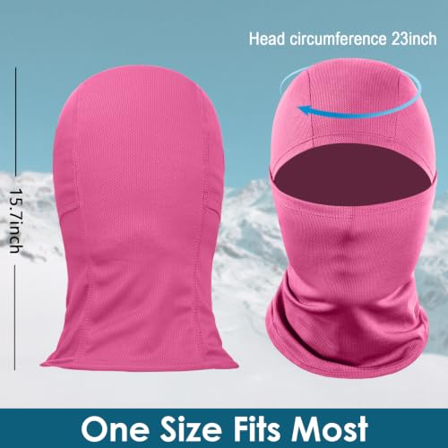 Image of Achiou Ski Mask for Men and Women, Lightweight UV Balaclava Face Cover