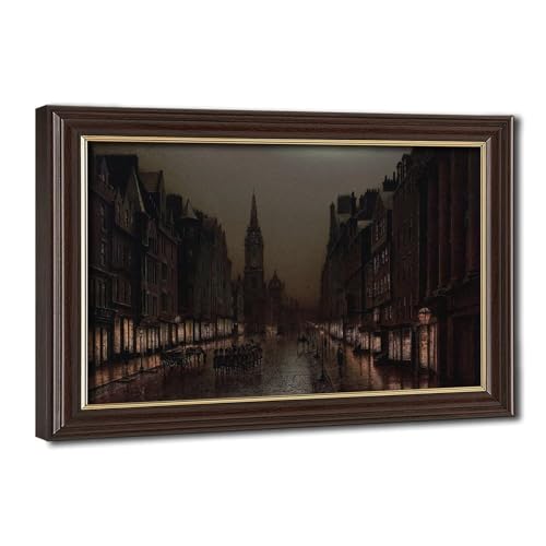 Affiche The Royal Mile Edinburgh pour salon style vintage écossais