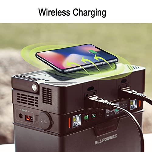 Allpowers Portable Power Station 300W (Peak 500W), 288Wh Backup Battery Power Supply With Pure Sine Wave 110V Ac Outlets, Portable Solar Generator For Home Use Outdoor Camping Travel Rv Emergency #TOP3