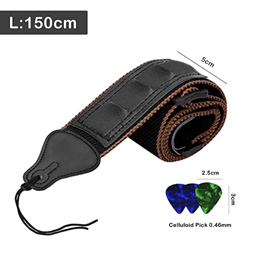 LUCKYKODOR Sangle Guitare,Sangle de Guitare Réglable ,Sangle de Guitare avec Clips à Dégagement Rapide,Sangle de Guitare… - Les Beatles, Paul McCartney, John Lennon, RIngo Starr, George Harrison LUCKYKODOR Sangle Guitare,Sangle de Guitare Réglable ,Sangle de Guitare avec Clips à Dégagement Rapide,Sangle de Guitare… – Image 3