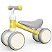 Bicicletta Senza Pedali per 1-2 Anni Baby Walkers regalo per ragazzi e ragazze Giocattoli Regali per Bambini Bicicletta Equilibrio Bambino giallo