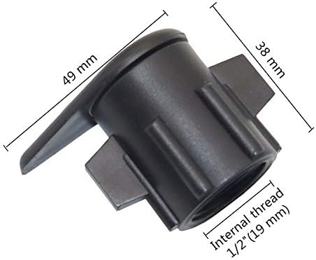 Garden Hose Connection Accessories Garden Water Straight Connector 3/8" to 1/2" Female Thread Gardening Tools and Equipment PVC Pipe Connector 50 Pcs (Color : Green, Diameter : 1/2'')