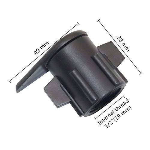Gartenschlauchverbinder Garten Wasser Gerade Verbindung 3/8" bis 1/2" Innengewinde Gartenwerkzeuge und Ausrüstung PVC Rohrverbinder 50 Stk (Color : Green, Diameter : 1/2'')