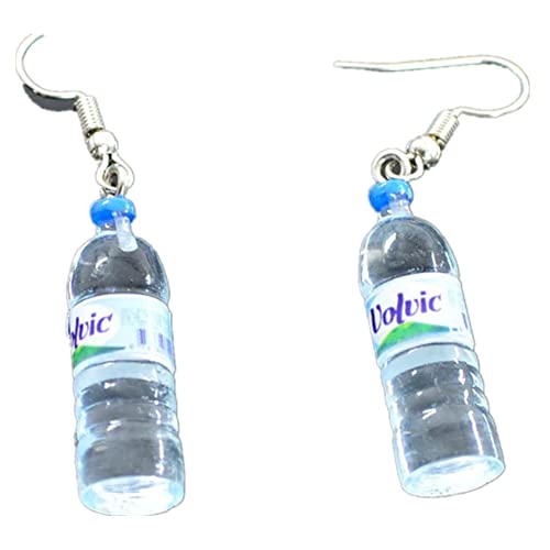 Ownsig Women Bohemian Water Bottle Pendant Earrings