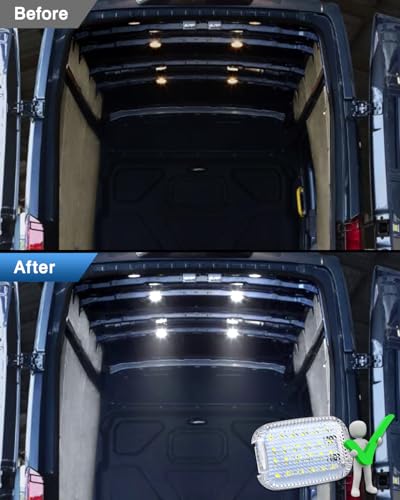 Lámparas LED de cortesía interior para Ford Transit 2014-2024 miniatura 4
