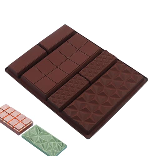 Molde de chocolate profundo – Molde de silicona para chocolate molde de silicona fondant para hacer | Molde de chocolate profundo antiadherente, herramientas de cocina para cubitos de chocolate y