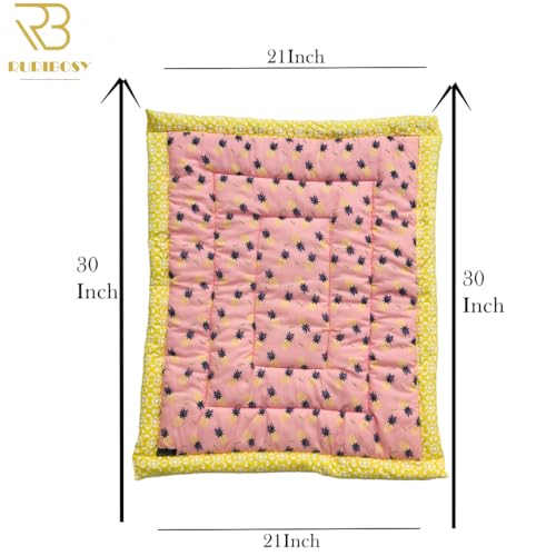 Image of Bedding Mattress for Cotton, Baby Sleeping Bed Set Godari Baby Cradle |Sleeping Mat |Multi Purpose Cushioned Bed |Baby Bed for 0 to 2 Years.
