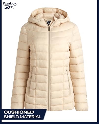 Reebok Womens Puffer Jacket - Weather Resistant Warm Packable Winter Coats for Women - Casual Quilted Jackets for Women2