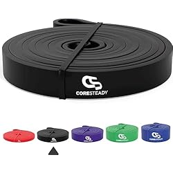 Coresteady Gomas elásticas de musculación - Banda elástica de Goma para Hombres y Mujeres - Entrenamiento, Ejercicios y dominadas asistidas