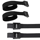 4 Stück Spanngurte Kurz, Gurte Zum Befestigen, 80cm Länge, Robuste PP-Qualität, Ideal Für Motorrad, Fahrrad, Reise Und Outdoor-Aktivitäten, Schwarz