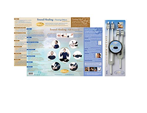 Tuning Fork Primer Chart plus Ohm Octave Set (136.1 + 68.05 hz)