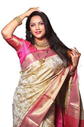 Image of Avantika Fashion Women's Kanjivaram Soft Semi Silk Banarasi Sarees With Blouse Piece