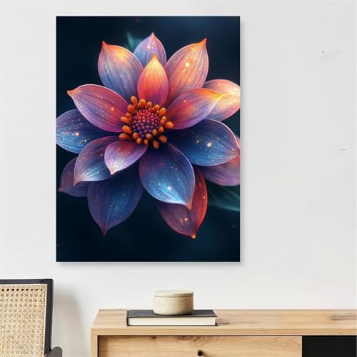 Coloriage par numéro adulte fleurs pour décorer votre chambre