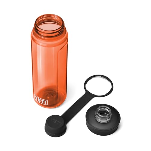 Image of YETI Yonder Water Bottle with Yonder Tether Cap, Lightweight, Leakproof and BPA-Free