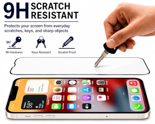 Image of Tempered glass for iPhone 13 Mini (5.4 Inch), 9H Hardness, Full HD Clear, Case Friendly, Screen Protector Edge to Edge Coverage, Easy Installation iphone 13 mini tempered glass, Pack Of 1