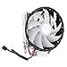 Pusokei Chłodnica chłodząca procesora, 3-pinowy hydrauliczny wentylator procesora 48CFM 22dBA do Intel LGA 775 Core2DUO Core 2/ Celeronp/Pentium 4 / Pentium D, dla Core i3/i5/i7, dla AMD/AM2 AM2+/AM3