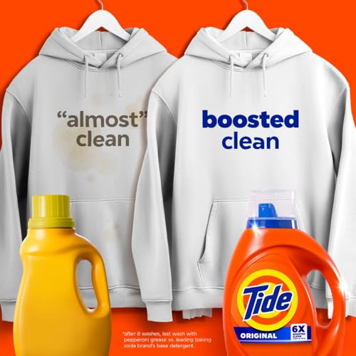 Tide Liquid Laundry Detergent, Original Scent, 80 fl oz, 64 Loads, Boosted Clean Even in Cold Water with Concentrated Washing Soap - Image 3