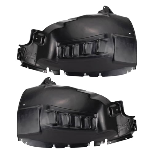Image of TRQ Front Driver and Passenger Side Inner Fender Liner Set Compatible with 2014-2021 Ram ProMaster 1500 2500 3500 without Fog Lights