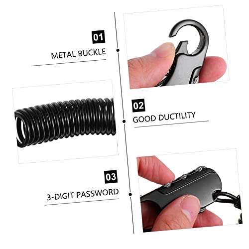 FAVOMOTO 2 Pçs Código De Bloqueio Bloqueio De Bicicleta Resistente Bloqueios Seguros De Bicicleta Bl