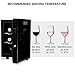 Koolatron 6 Bottle Wine Cooler Refrigerator Black Thermoelectric Wine Fridge Freestanding Wine Cellar for Red White Sparkling Wine Ideal for Small Kitchens Apartments RVs