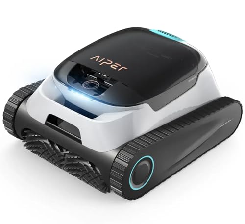 AIPER Scuba N1 Cordless Automatic Pool Vacuum for In-Ground Pools Up to 1600 sq ft, White