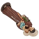 POPETPOP Priester mit Harzfigur Renaissance Stil Religiöse Kirchenfigur Dekoration für Innenräume Symbolisches Geschenk