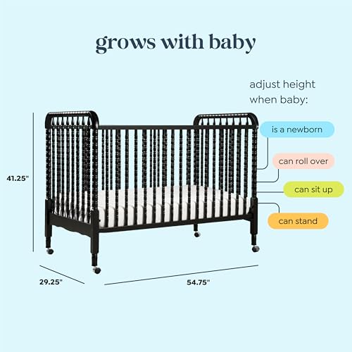 Davinci M7391E Jenny Lind 3-In-1 Convertible Crib In Ebony thumb #2