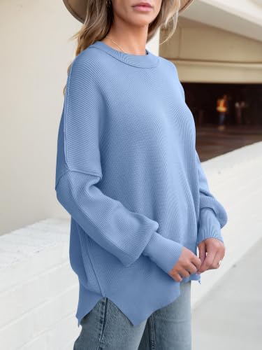 Image of ANRABESS Women's Oversized Knit Sweaters 2026 Fall Outfits