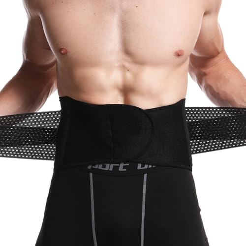 Faja abdominal ajustable unisex transpirable miniatura 1