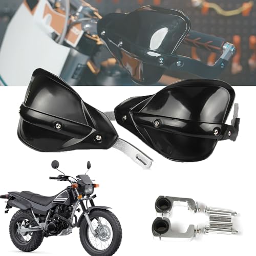 JFG RACING Guardamanos Moto,Protector Manillar Aluminio Paramanos Universal para Manillar de 7/8" 22 mm y 1 1/8" 28 mm Motocross Dirt Bike Off-Road ATV-Negro