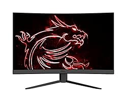 MSI Optix G32C4 - 32" (80 cm), FHD (1920x1080) Gaming Monitor, VA Panel, 165 Hz, 1 ms, FreeSync, HDMI, DP, schwarz, DE Version