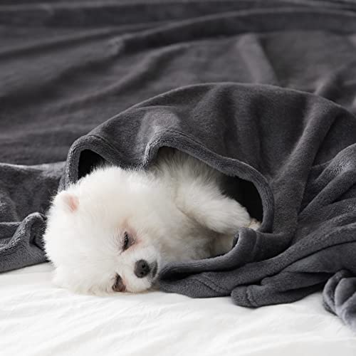 Beautex BT-TH-GRAPHITE Fleece Throw Blanket For Couch Sofa Or Bed Throw Size thumb #1
